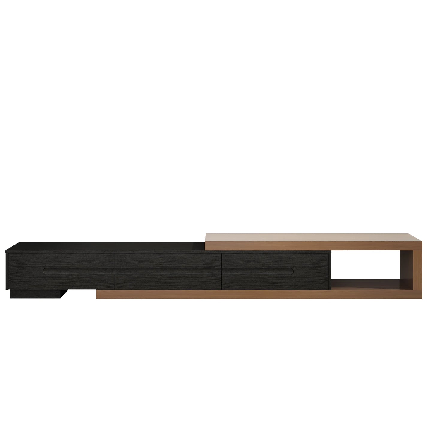 Extendable TV Stand for Up to 120"TV, 82-110 w/3 Drawers