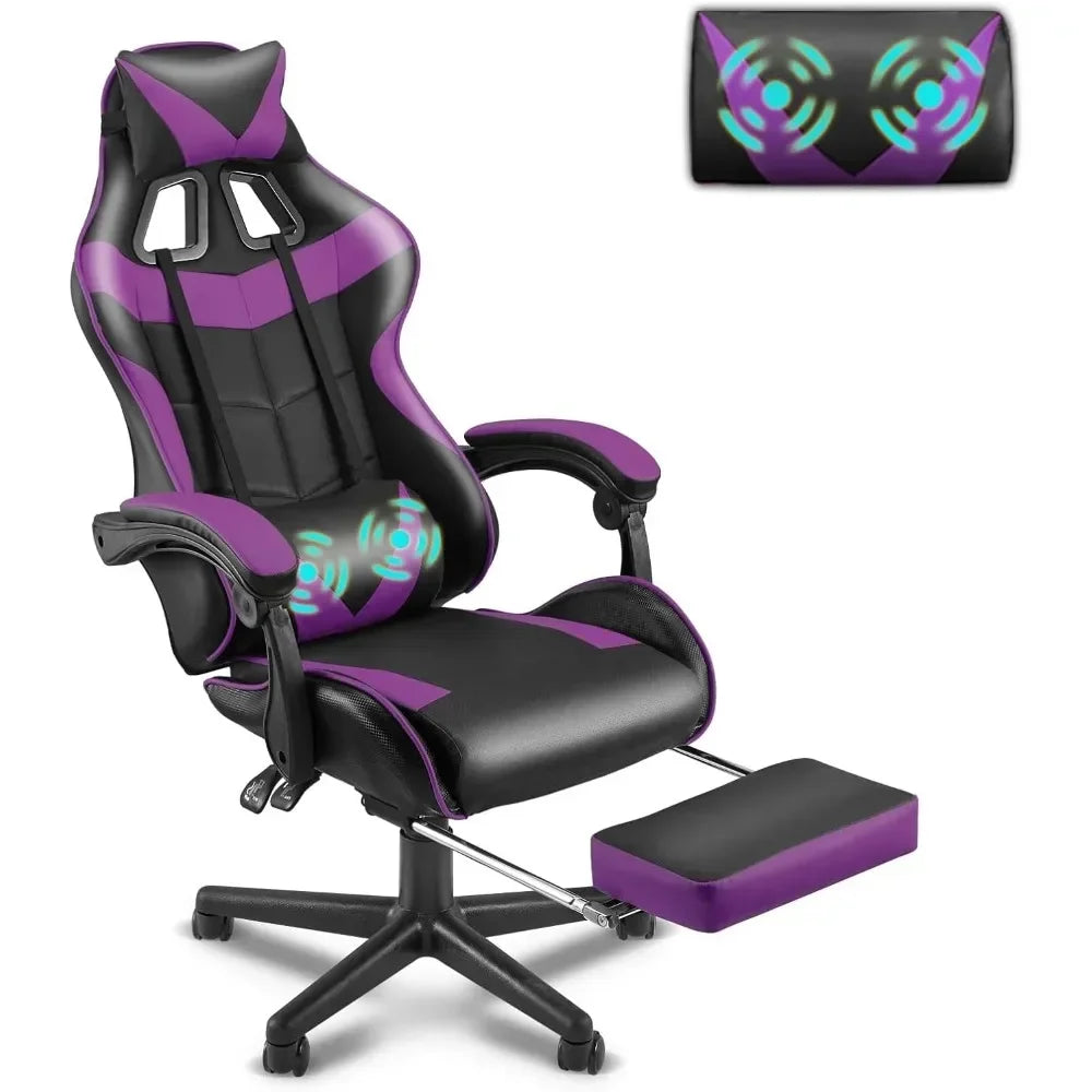 Gaming chair With Footrest , multiple colors