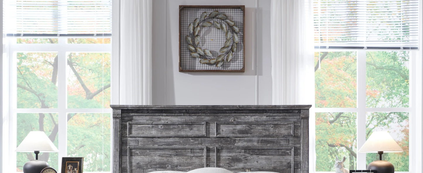 Queen Size Bed Frame, with Storage Drawers