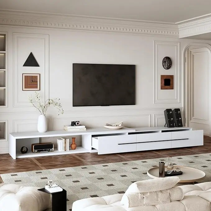 Deformable TV Stand w/4 Drawers for TVs up to 120"