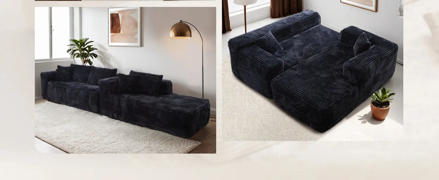 Comfy Boneless L Shape Sofa