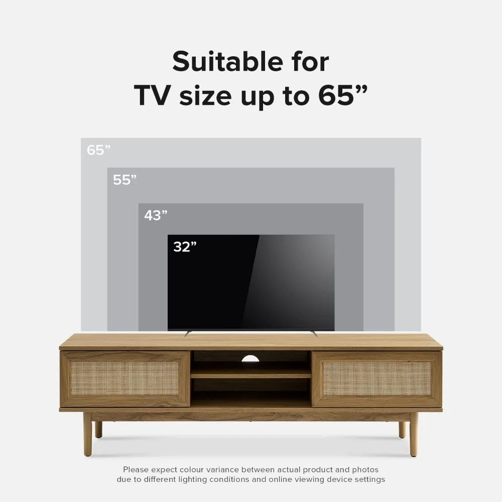 TV Stand with Storage for 55/60/65 inch TVs