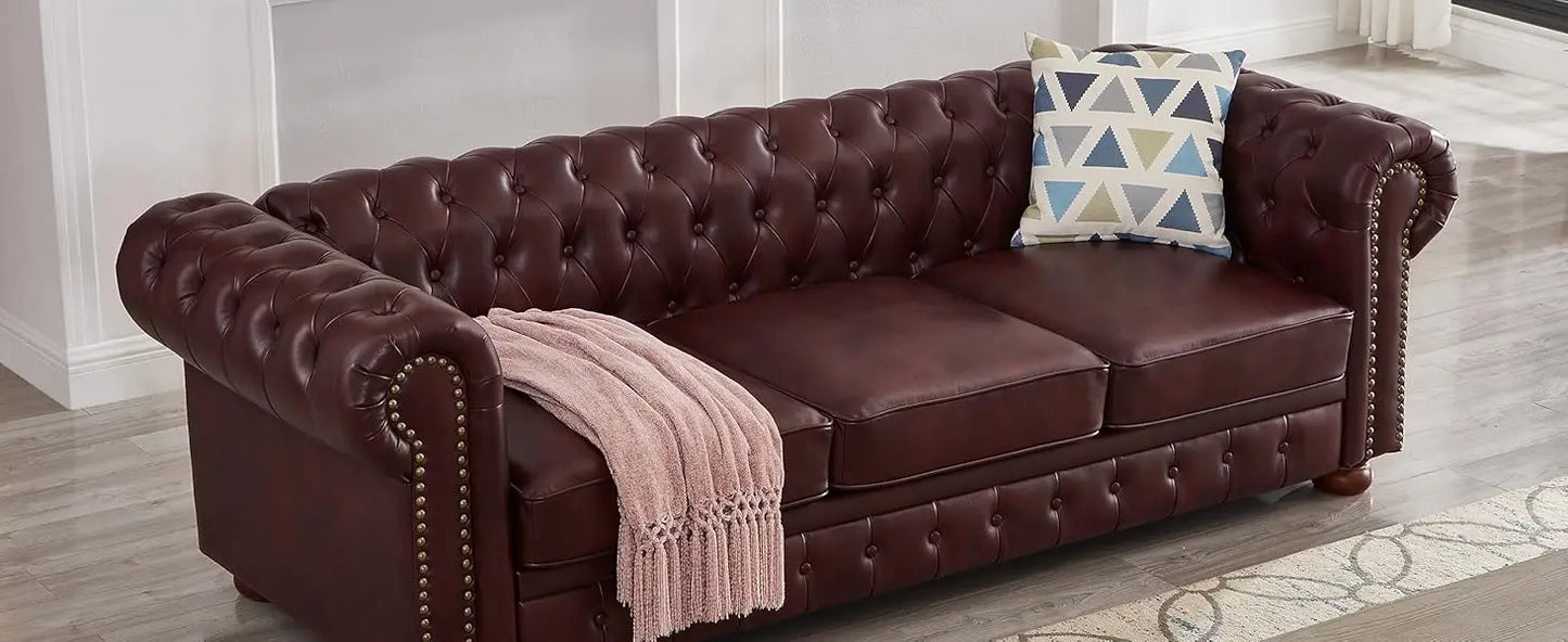Chesterfield Sofa, with Low Back, 3 Seater Sofa