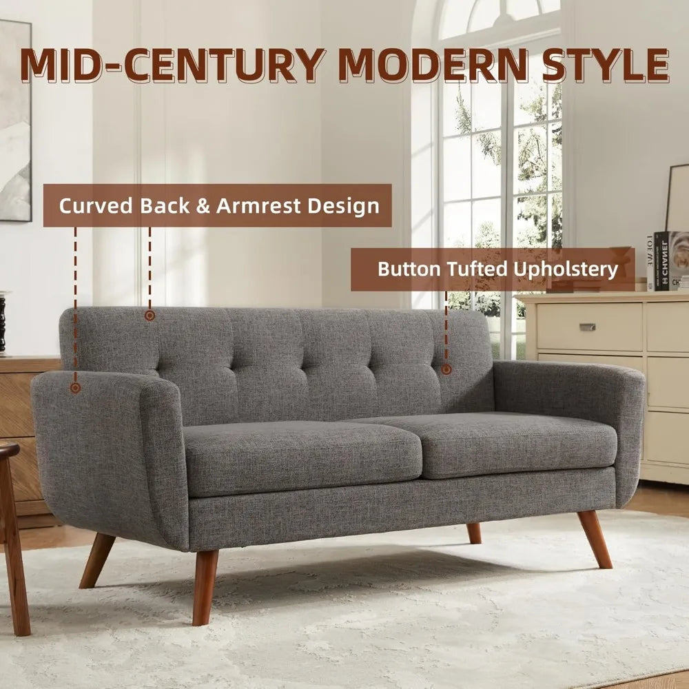 Loveseat Sofa, Small Couch for Bedroom