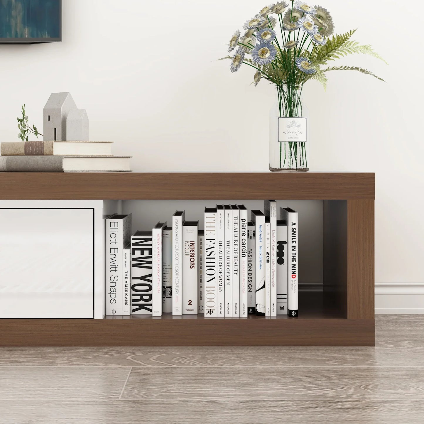 Extendable TV Stand for Up to 120"TV, 82-110 w/3 Drawers
