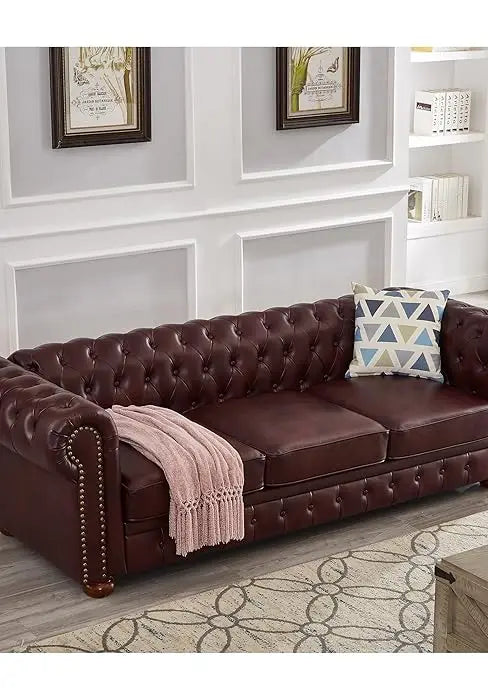 Chesterfield Sofa, with Low Back, 3 Seater Sofa