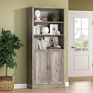 Bookshelf - 6-Tier Floor Standing Bookcase