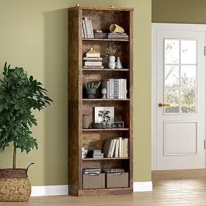 Bookshelf - 6-Tier Floor Standing Bookcase