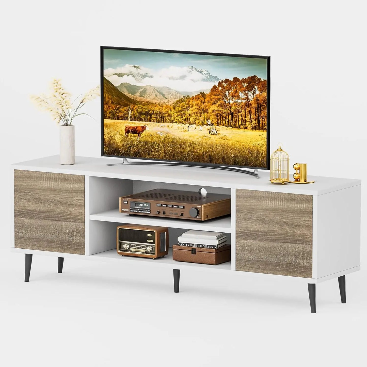 TV Stand for 65 Inch TV with Storage