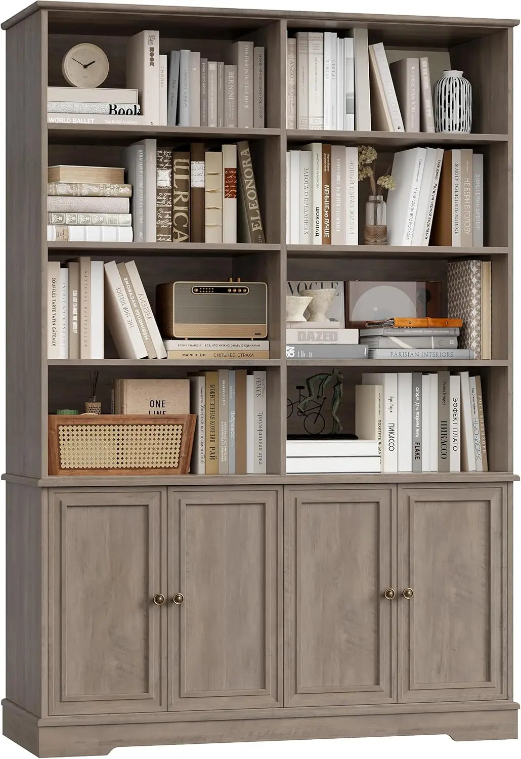6-Tier Bookshelf , Bookcase with Storage
