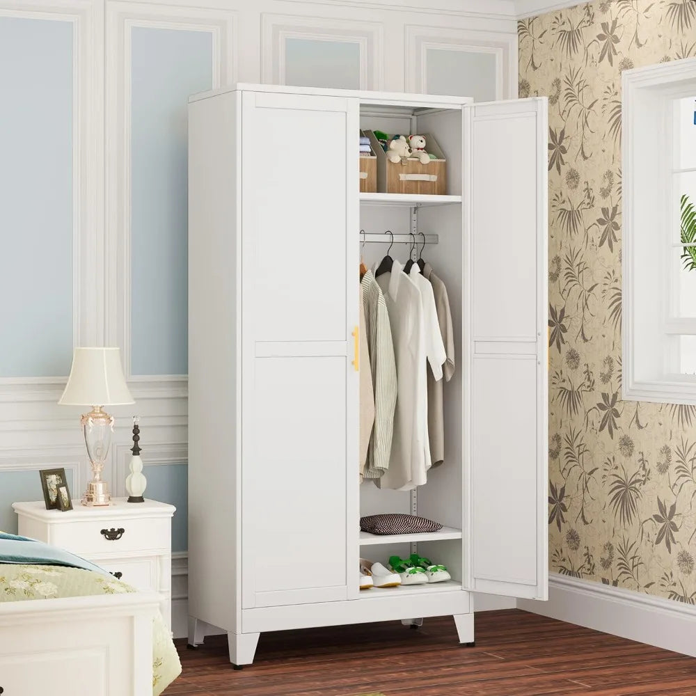Wardrobe Closet with 2 Doors