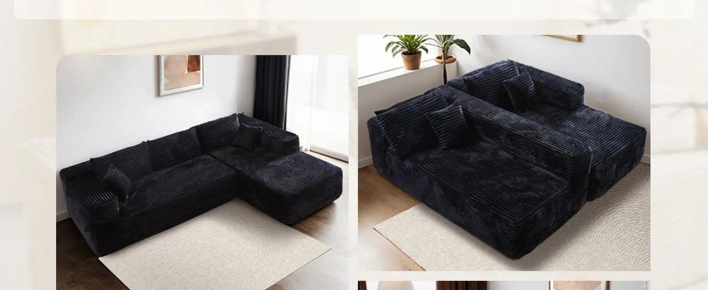 Comfy Boneless L Shape Sofa