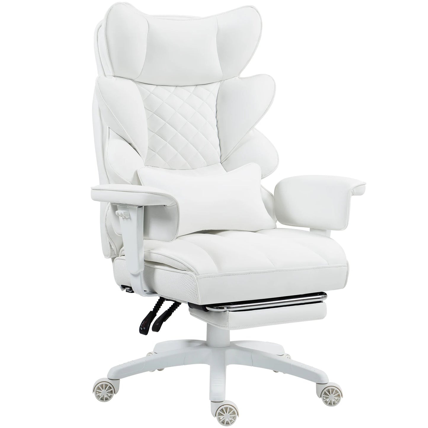 Office Chair with Pocket Spring Cushion and Lumbar Support