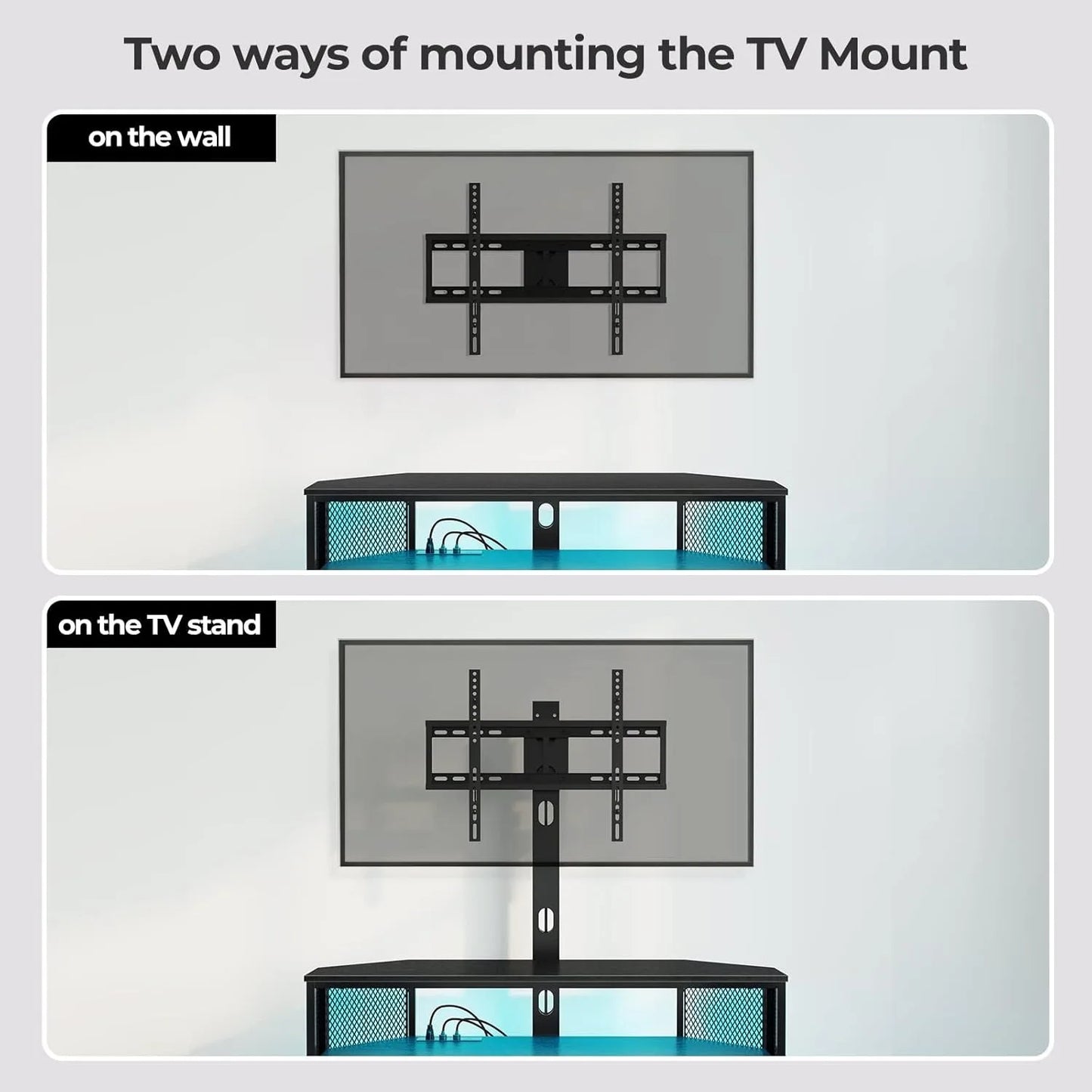 Swivel TV Stand Mount for 32/45/55/60/65/70 inch TVs