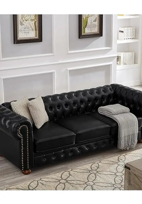 Chesterfield Sofa, with Low Back, 3 Seater Sofa