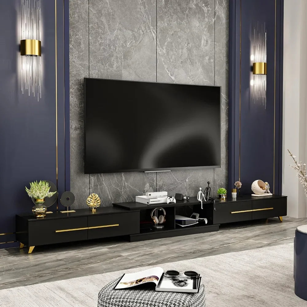 Deformable TV Stand w/4 Drawers for TVs up to 120"