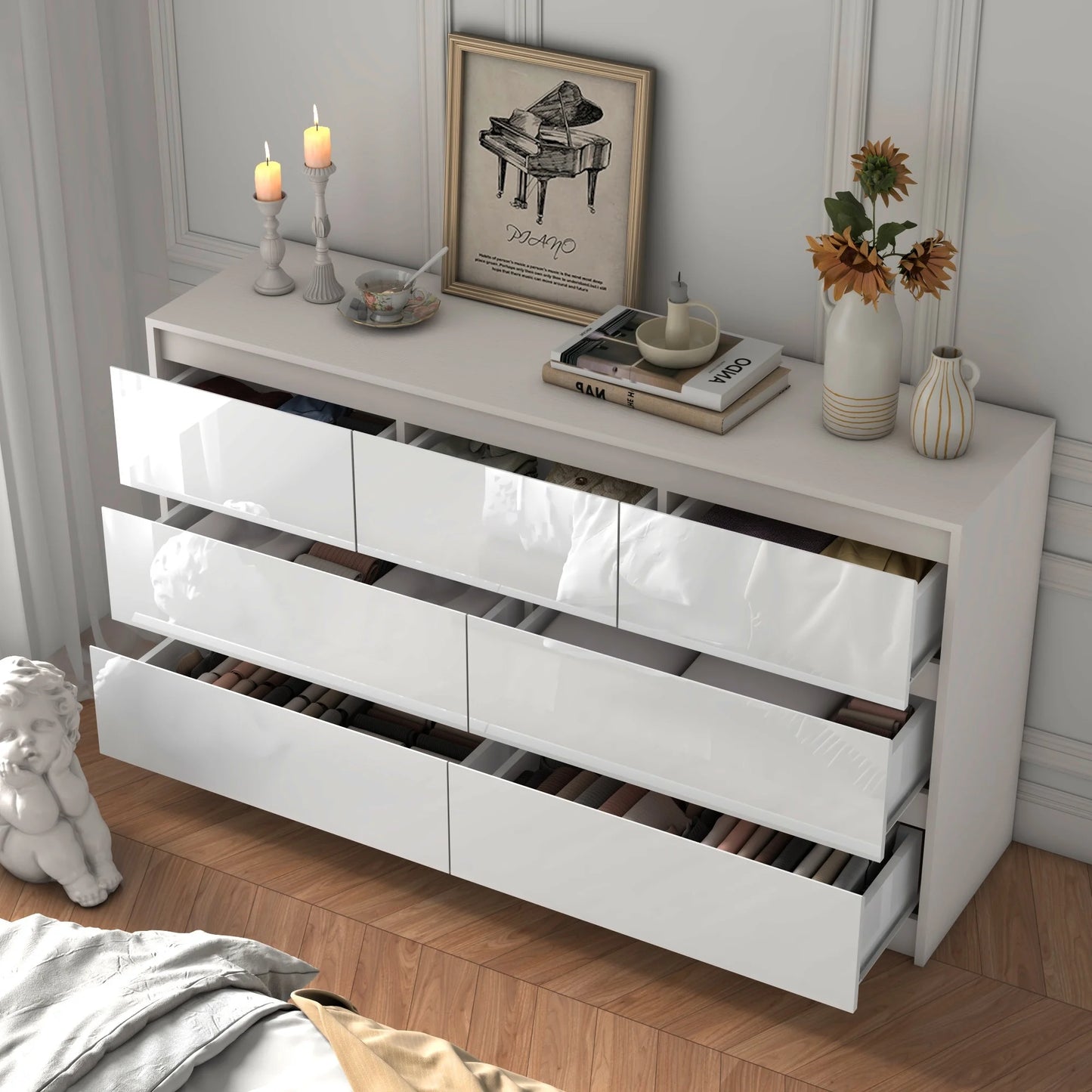7 Drawer Dresser, Chest of Drawers