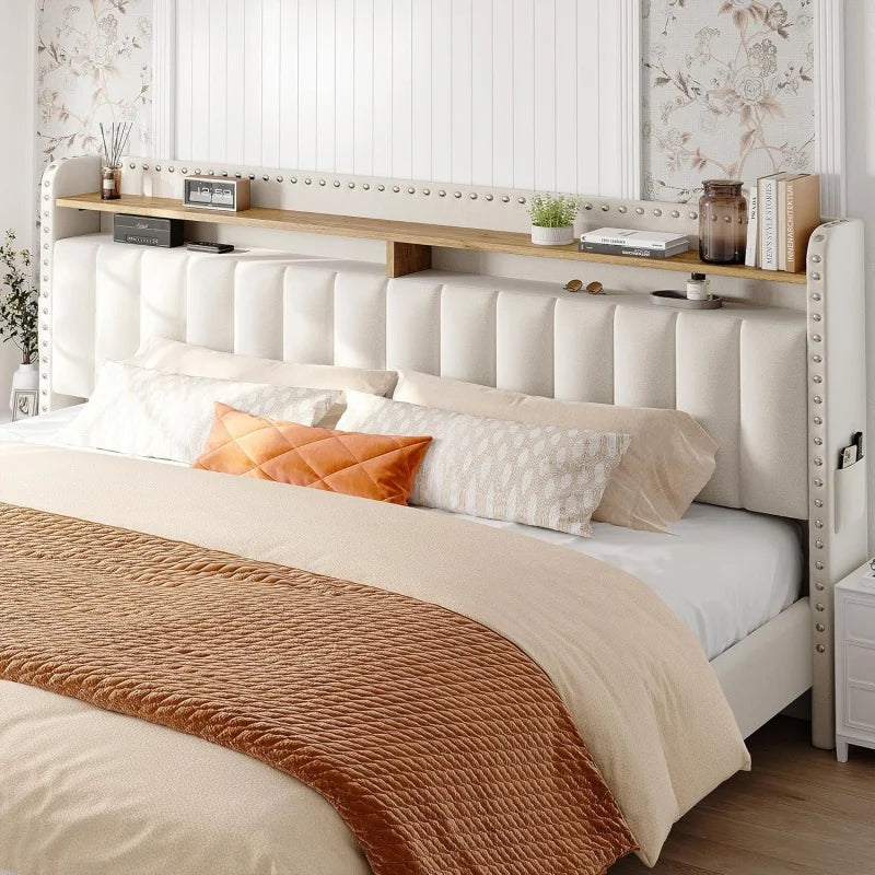 Full, Queen and King size Bed Frame with Drawers