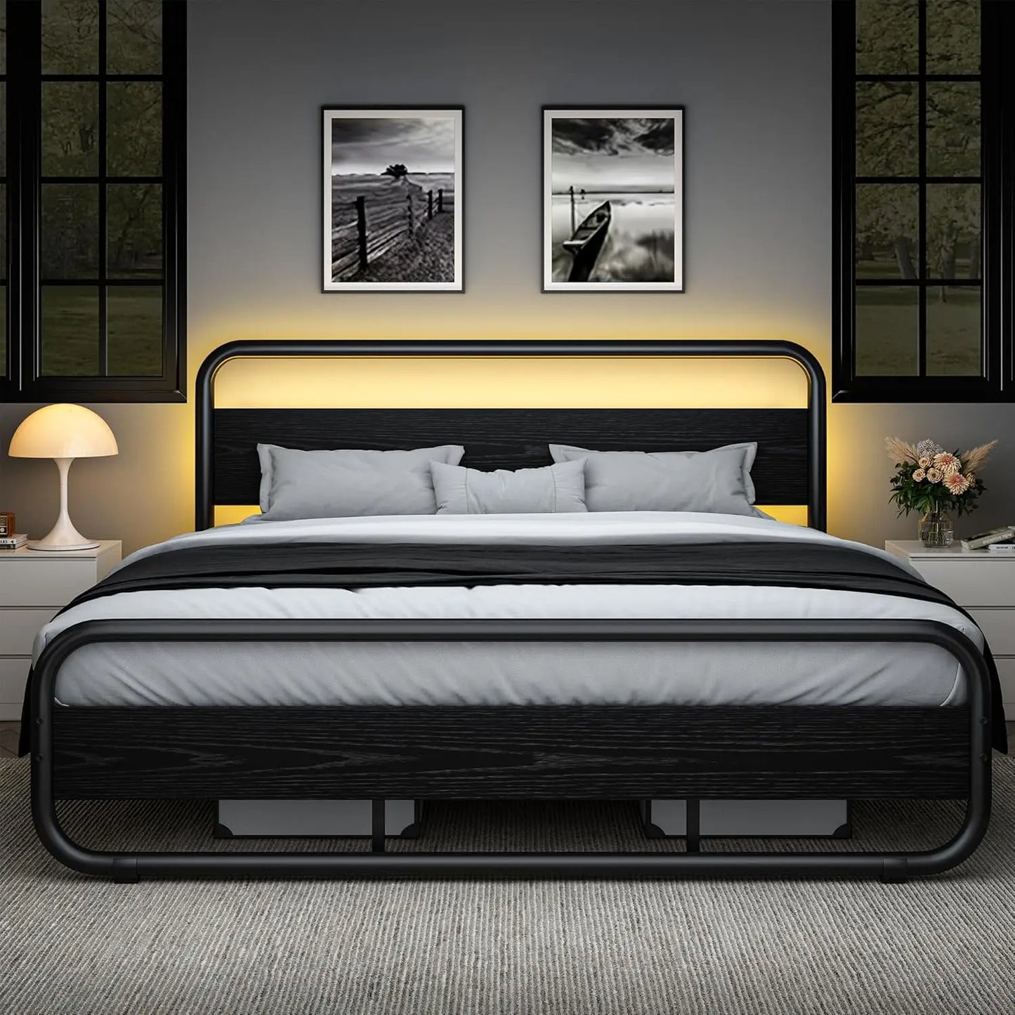 Metal King Size Bed Frame