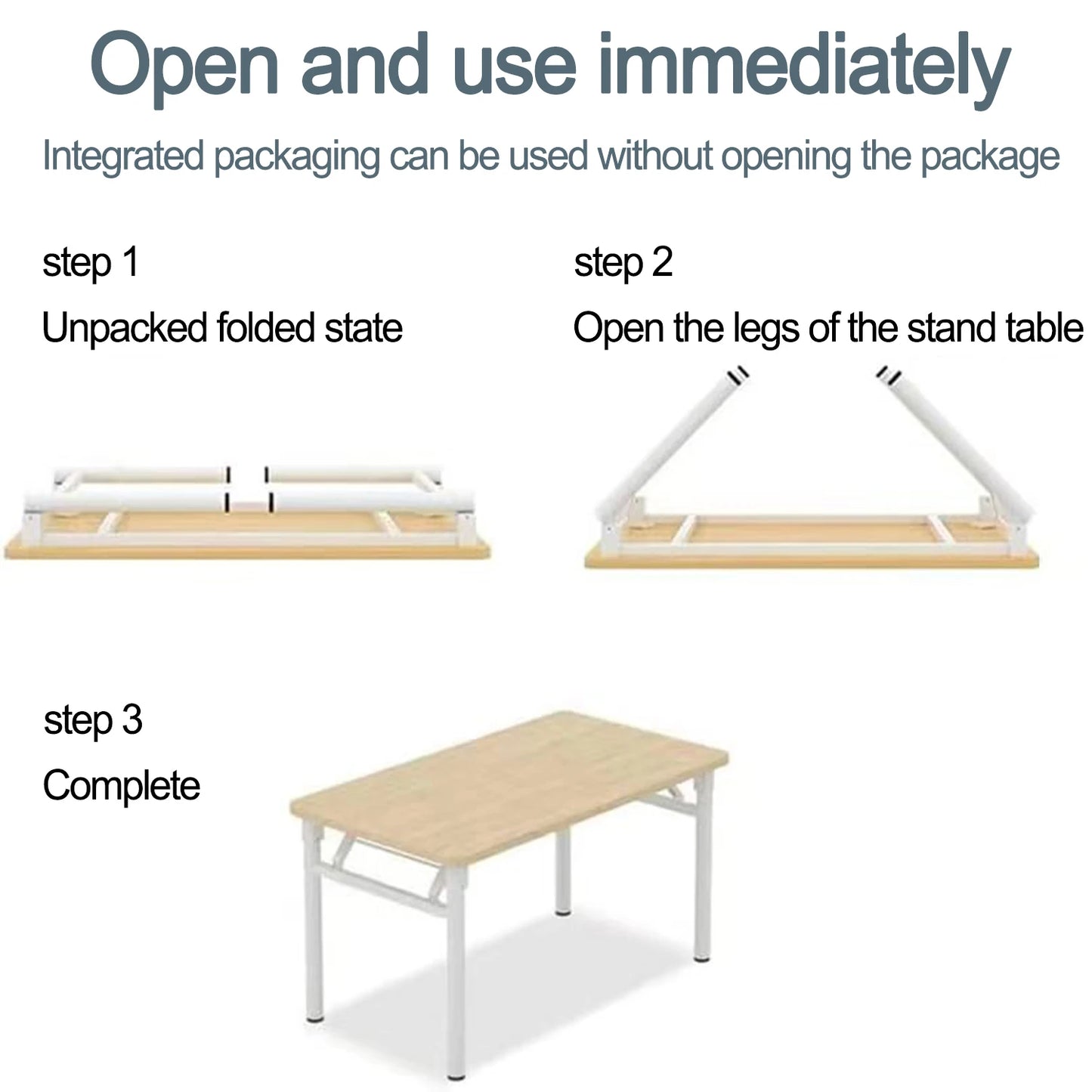 Computer Desk Study Table No Assembly Required
