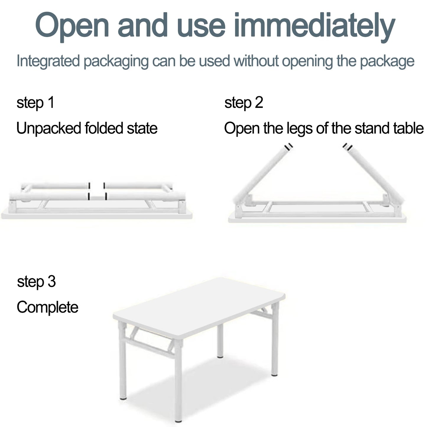 Computer Desk Study Table No Assembly Required