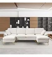 Sofa couch,4 Seat ,L-Shaped Velvet with Chaise Lounge