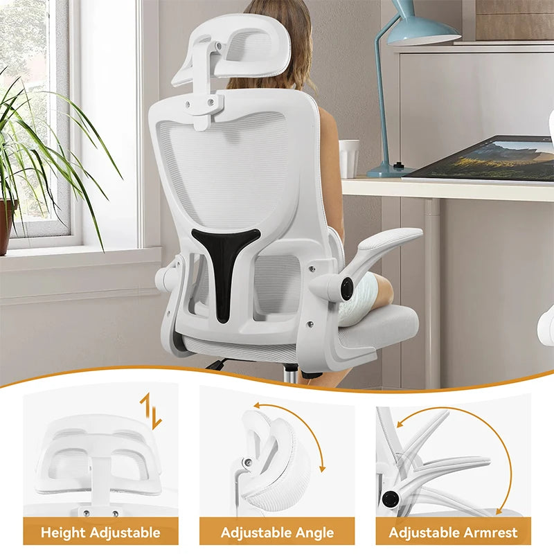 Ergonomic Office Chair, Adjustable Rotating