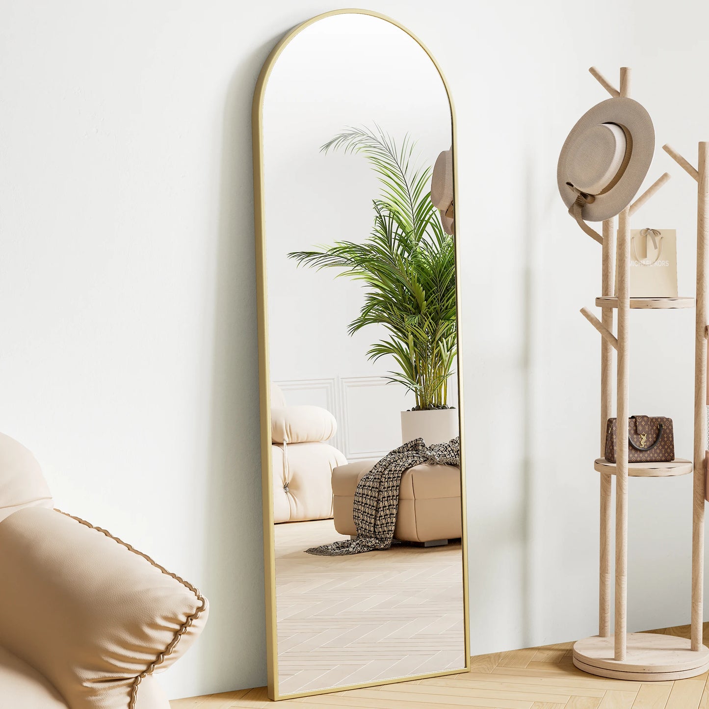 Full Body Wall Mirror Standing Hanging or Leaning