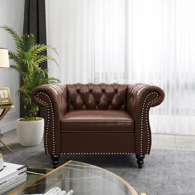 leather sofa loveseat couch chair, 3 piece