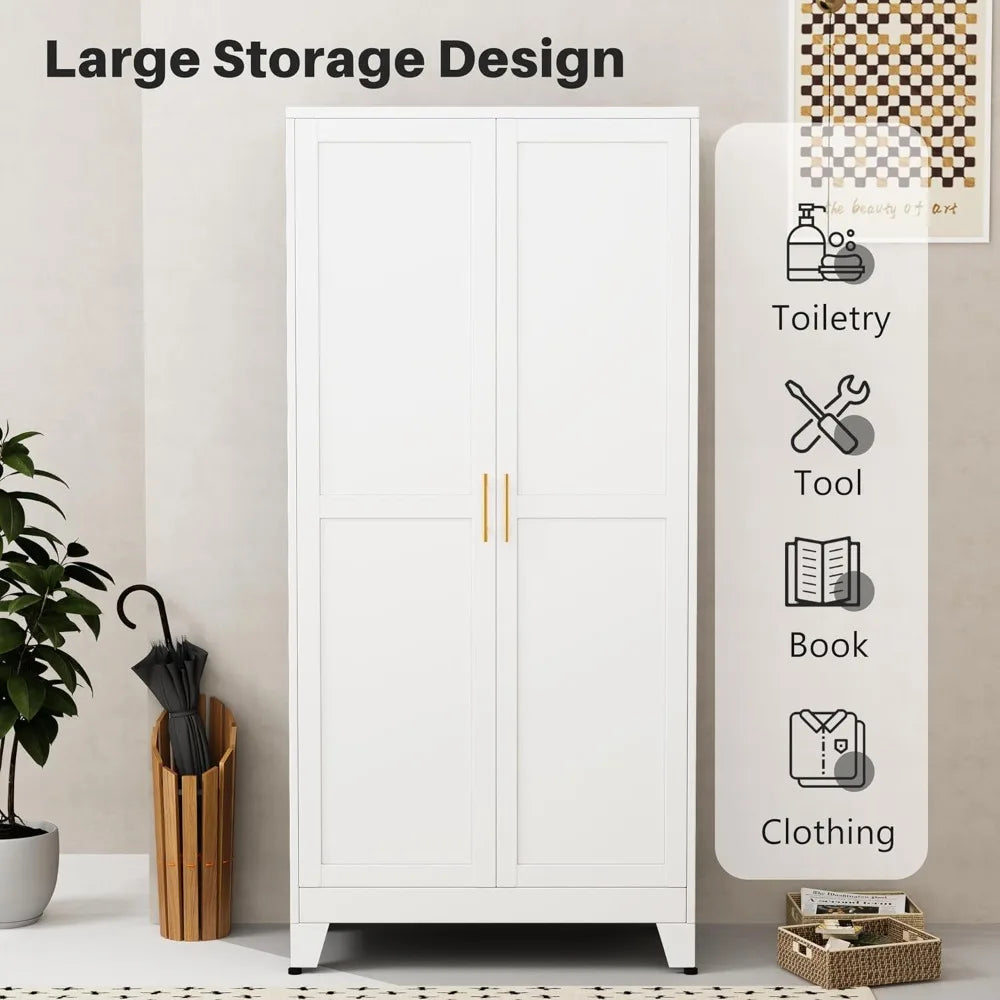 Wardrobe Closet with 2 Doors