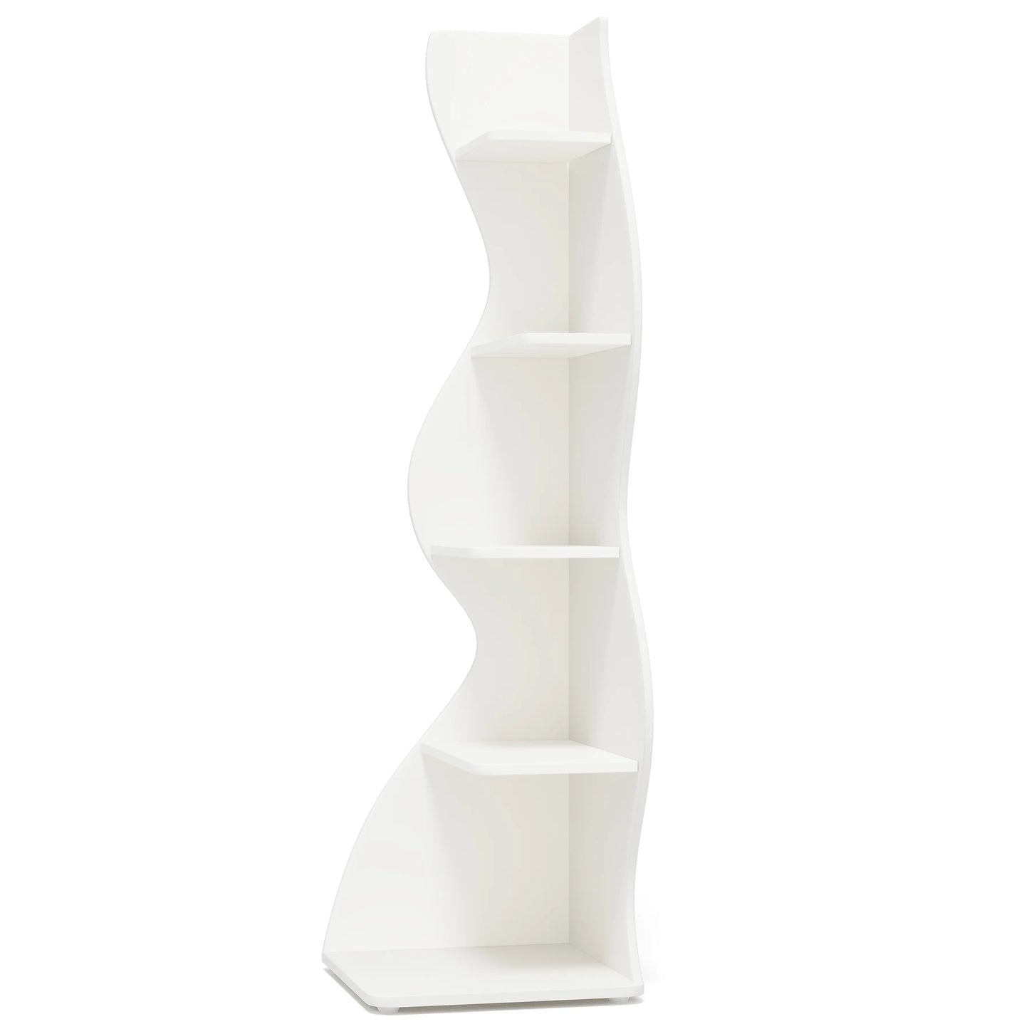 Corner bookShelf, 5-Tier Stylish Corner Bookcase