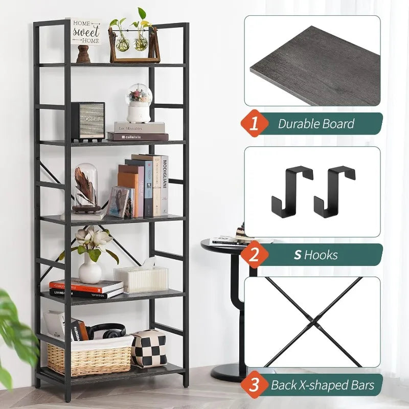 4 Tier Bookshelf - Small Bookcase