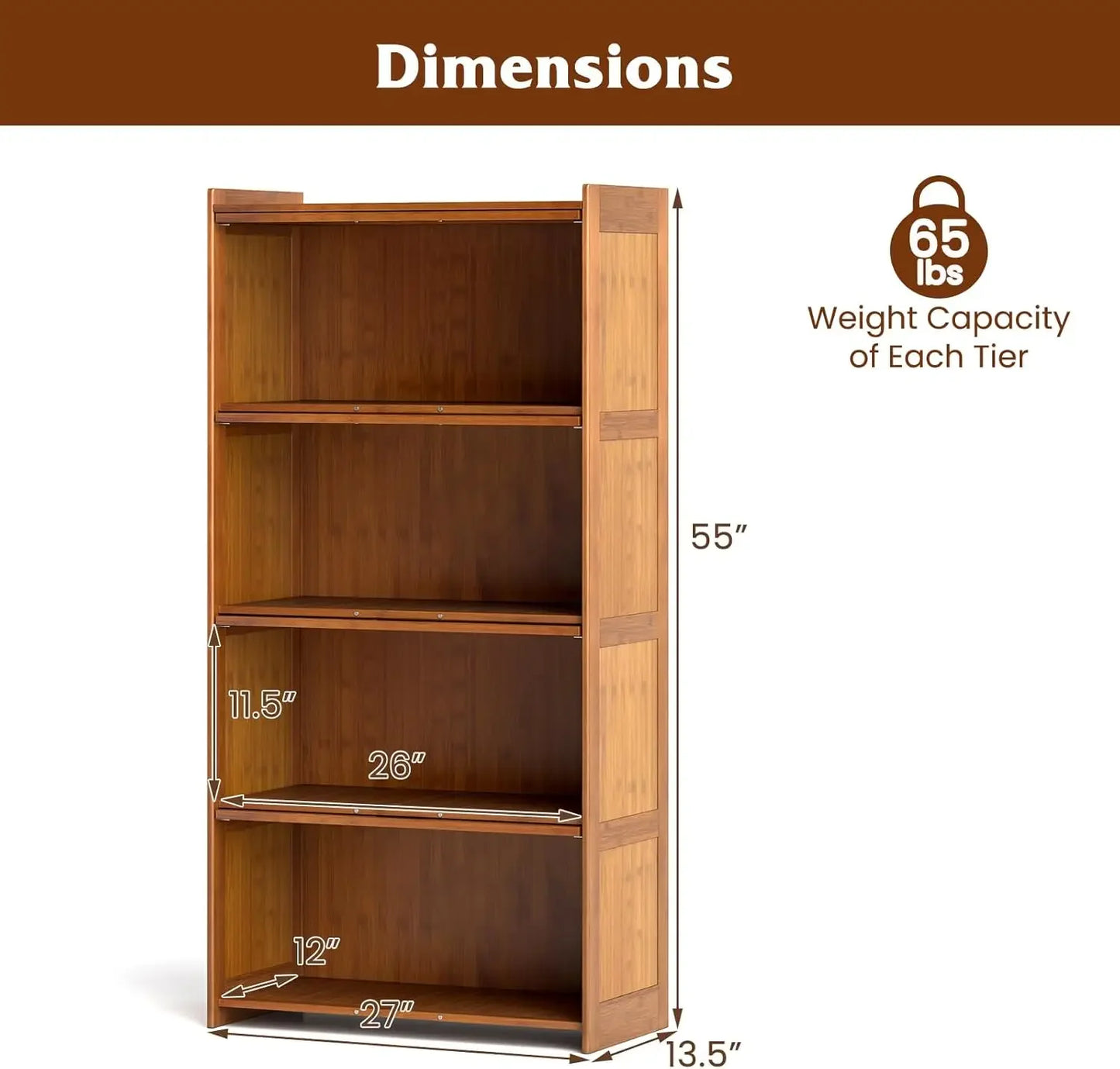 Bookcase with Doors, Bookshelf with Flip-up Doors