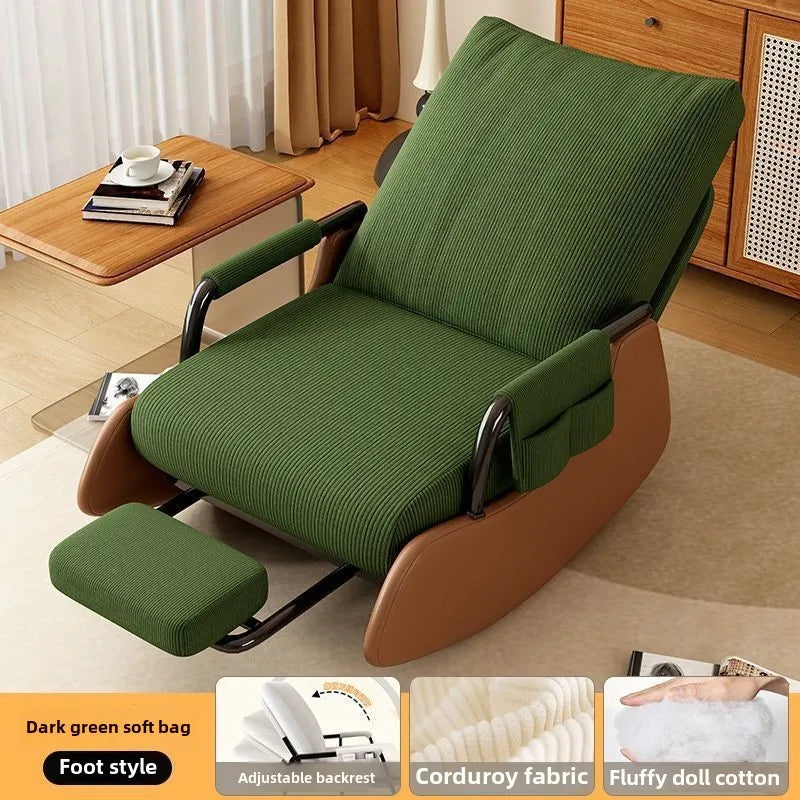 Reclining chair lunch break folding