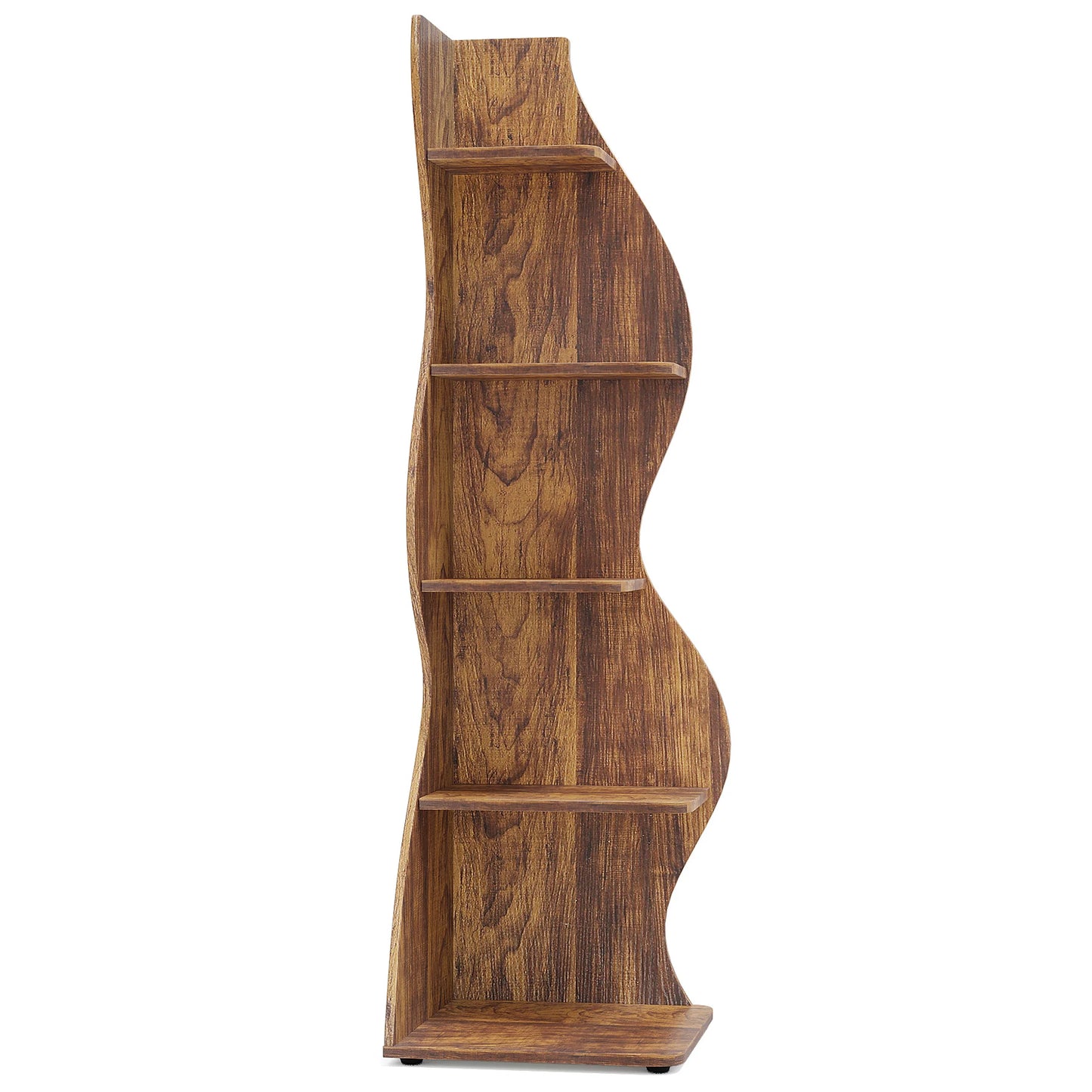 Corner bookShelf, 5-Tier Stylish Corner Bookcase