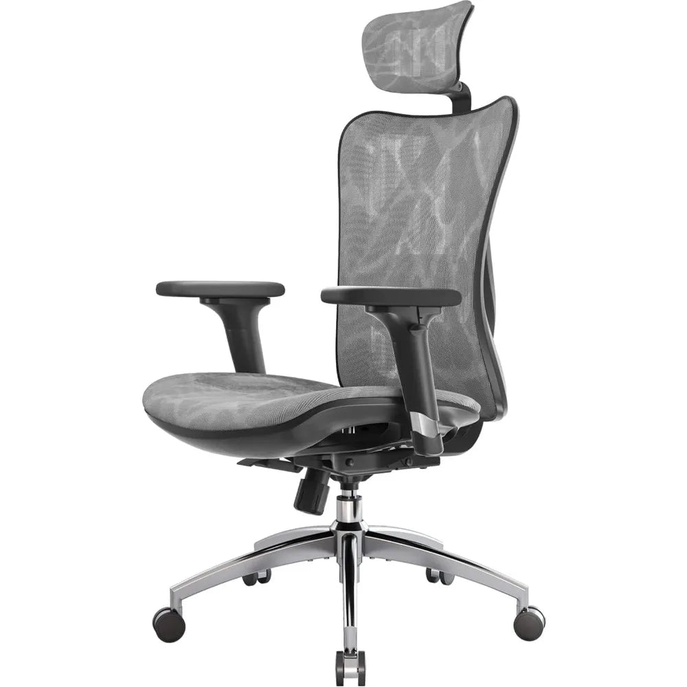 Office Chair with 3 Way Armrests Lumbar Support