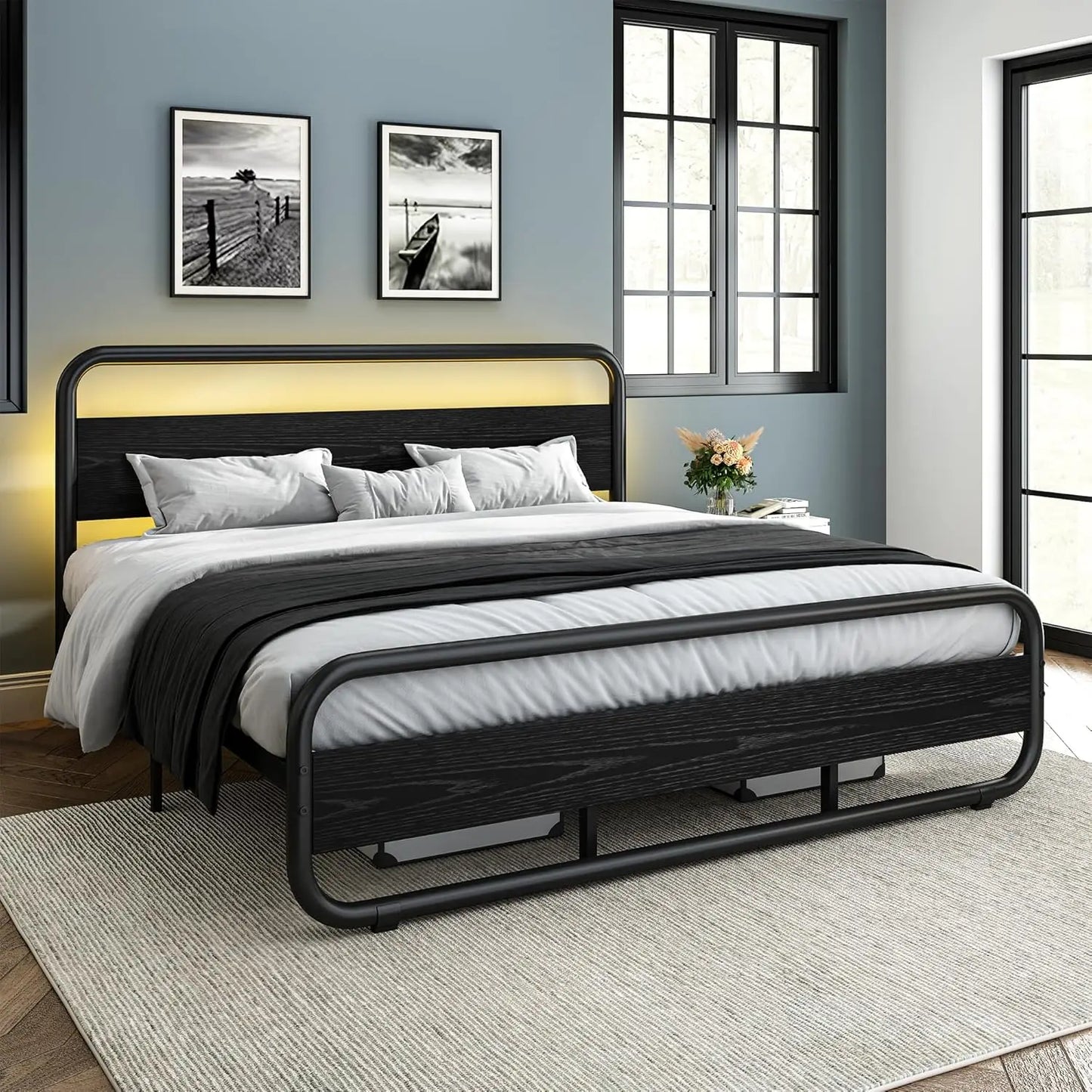 Metal King Size Bed Frame