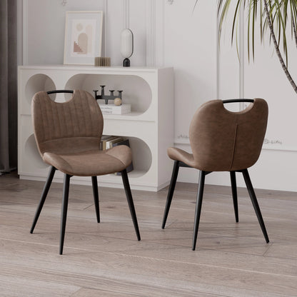 Dining Chair Set of 2 Upholstered