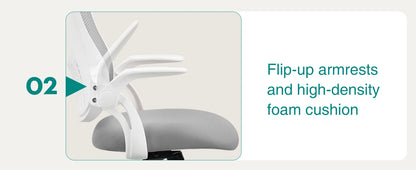 Ergonomic Office Chair Adjustable Headrests