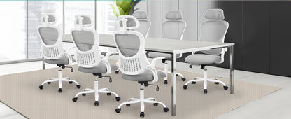 Ergonomic Office Chair Adjustable Headrests