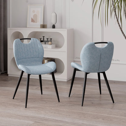 Dining Chair Set of 2 Upholstered