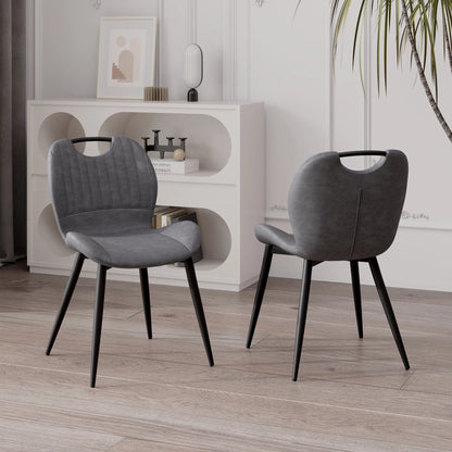 Dining Chair Set of 2 Upholstered