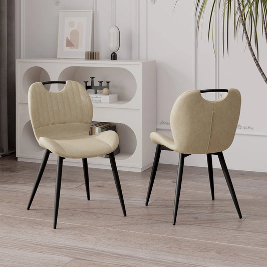 Dining Chair Set of 2 Upholstered