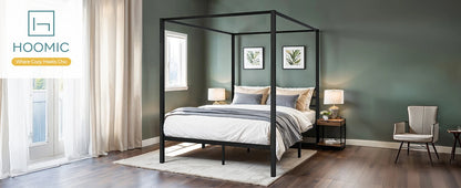 Canopy Bed Frame, Easy Assembly - Queen & Full Sizes