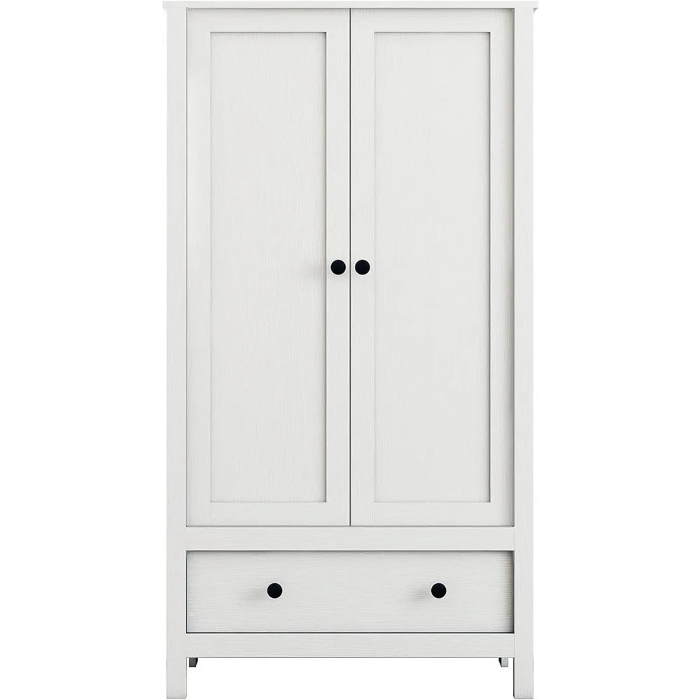 2 Door Wardrobe, Armoire with Drawer