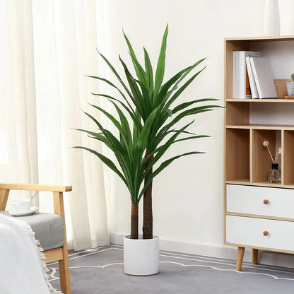 Dracaena Silk Plant Corn Stalk 6ft Tall Faux Plant
