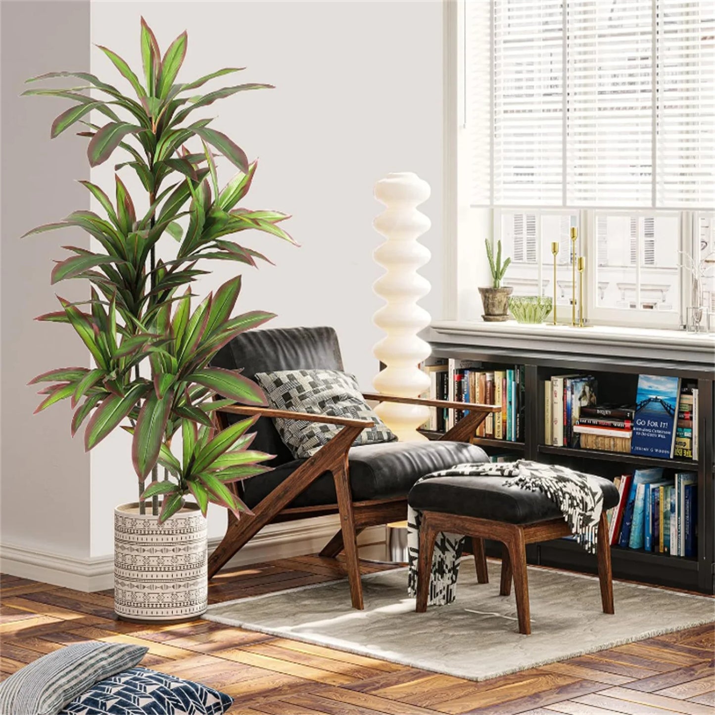 Artificial Dracaena Plant Indoor, 120cm/150cm Tall