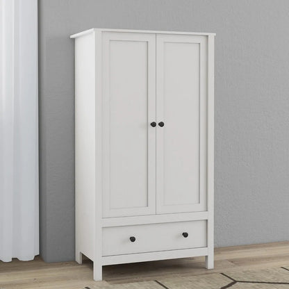 2 Door Wardrobe, Armoire with Drawer