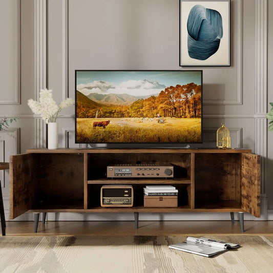 TV Stand for 65 Inch TV with Storage Cabinet