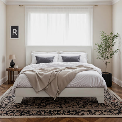Full - Queen - King Bed Frame with Adjustable Headboard